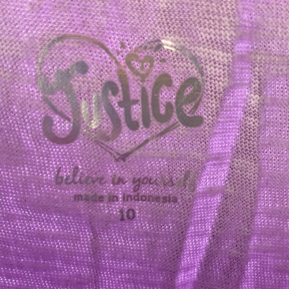EUC Justice Top • Girls Size 10